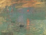 Claude Monet Impression Sunrise (mk09) oil on canvas